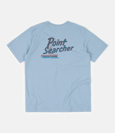 Mollusk Point Searcher T-Shirt - Light Indigo