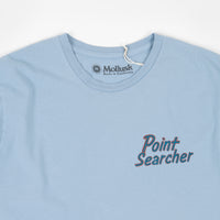 Mollusk Point Searcher T-Shirt - Light Indigo thumbnail