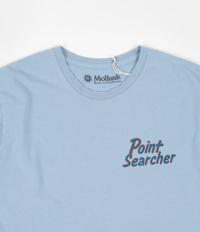 Mollusk Point Searcher T-Shirt - Light Indigo