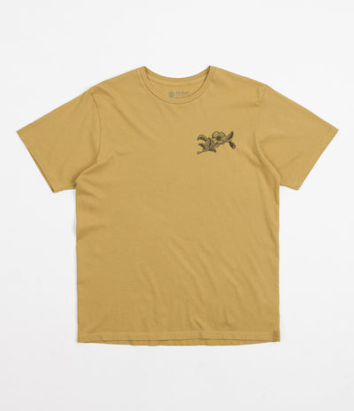 Mollusk Poppies T-Shirt - Mustard