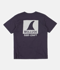 Mollusk Surf Craft T-Shirt - Black Indigo