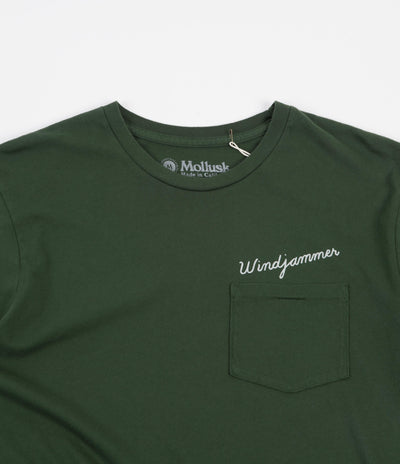 Mollusk Windjammer T-Shirt - Rover Green