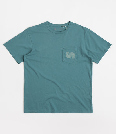 Mollusk Yes T-Shirt - Washed Sapphire