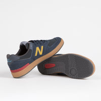 New Balance All Coasts 574 Shoes - Navy / Gum thumbnail