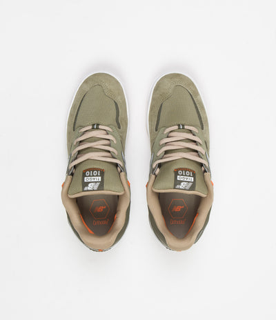 New Balance Numeric 1010 Tiago Lemos Shoes - Olive / White