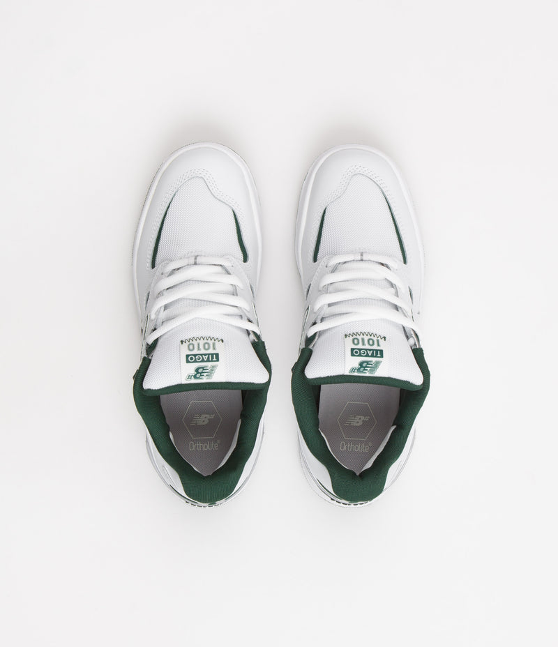 New Balance Numeric 1010 Tiago Lemos Shoes - White / Green | Flatspot