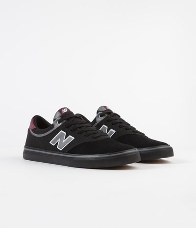 New Balance Numeric 255 Shoes - Black / Burgundy