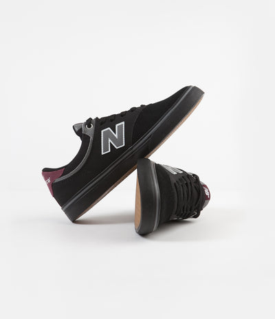 New Balance Numeric 255 Shoes - Black / Burgundy