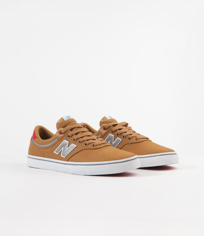New Balance Numeric 255 Shoes - Brown / Red