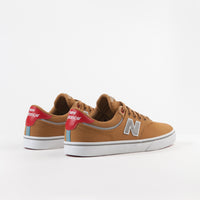New Balance Numeric 255 Shoes - Brown / Red thumbnail
