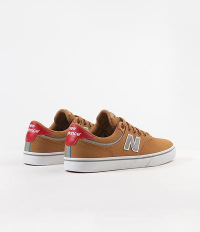New Balance Numeric 255 Shoes - Brown / Red