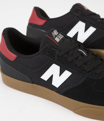 New Balance Numeric 272 Shoes - Black / Red / Gum