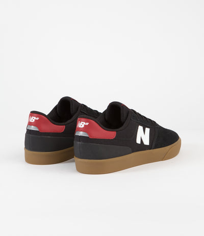 New Balance Numeric 272 Shoes - Black / Red / Gum