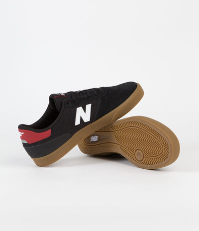 New Balance Numeric 272 Shoes - Black / Red / Gum