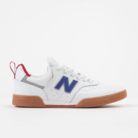 New Balance Numeric 288S Shoes - White / Royal Leather thumbnail