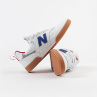 New Balance Numeric 288S Shoes - White / Royal Leather thumbnail