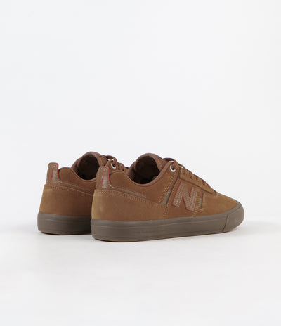 New Balance Numeric 306 Jamie Foy Deathwish Shoes - Brown / Gum