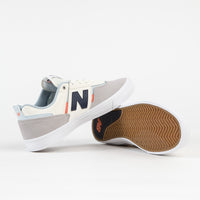 New Balance Numeric 306 Jamie Foy Shoes - Grey / White / White thumbnail