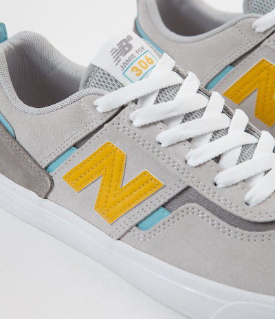 New Balance Numeric 306 Jamie Foy Shoes - Grey / Yellow