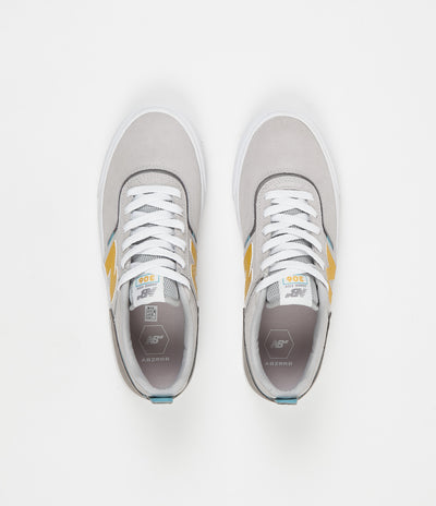 New Balance Numeric 306 Jamie Foy Shoes - Grey / Yellow