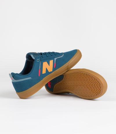 New Balance Numeric 306 Jamie Foy Shoes - Teal / Gum