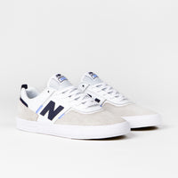 New Balance Numeric 306 Jamie Foy Shoes in White and Navy thumbnail