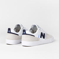New Balance Numeric 306 Jamie Foy Shoes in White and Navy thumbnail