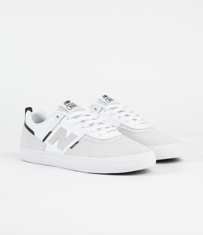 New Balance Numeric 306 Jamie Foy Shoes in White and White / Black