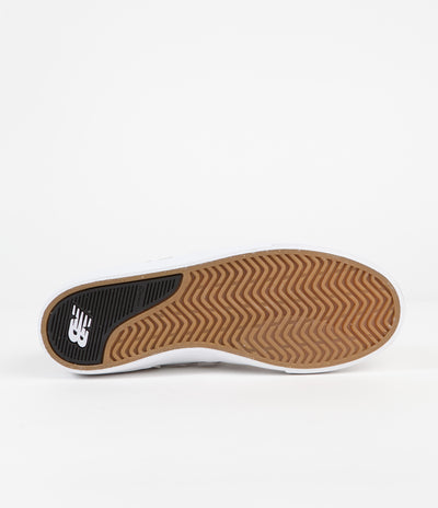New Balance Numeric 306 Jamie Foy Shoes in White and White / Black