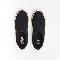 New Balance Numeric 306 Jamie Foy Slip On Shoes - Black / White thumbnail