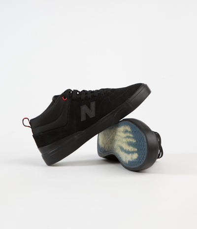 New Balance Numeric 379 Mid Challenger Shoes - Black / Black