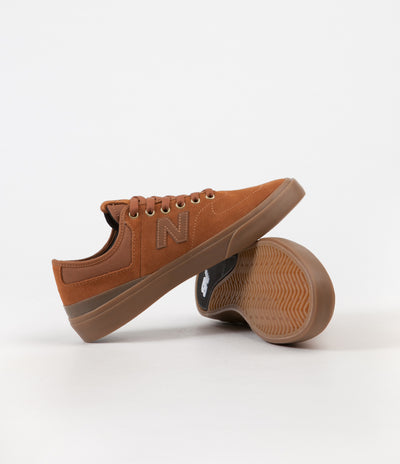 New Balance Numeric 379 Shoes - Brown / Gum - Jake Hayes