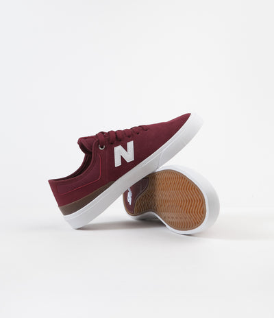 New Balance Numeric 379 Shoes - Burgundy / White
