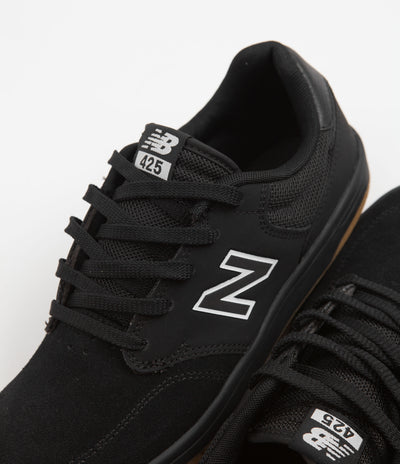 New Balance Numeric 425 Shoes - Black / Black / Gum