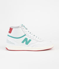New Balance Numeric 440 Hi Tom Knox Shoes - White / Red / Green