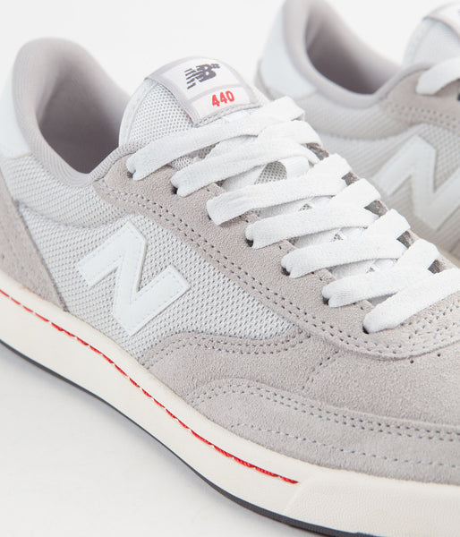 New Balance Numeric 440 Shoes - Grey / White | Flatspot