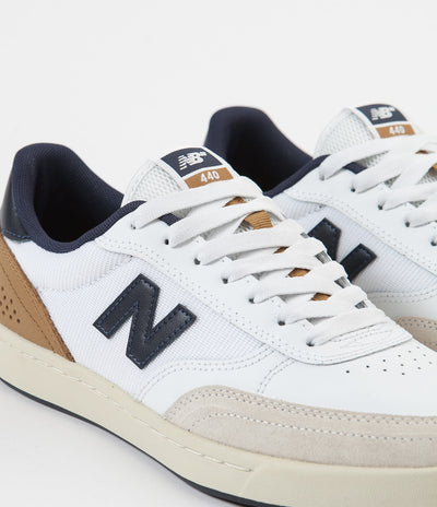New Balance Numeric 440 Shoes - White / Navy