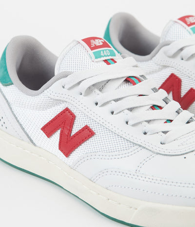 New Balance Numeric 440 Tom Knox Shoes - White / Red