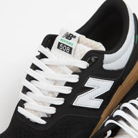 New Balance Numeric 508 Brandon Westgate Shoes - Black / White / Gum thumbnail