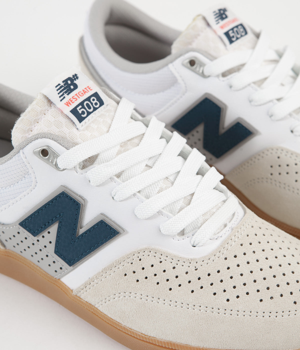New Balance Numeric 508 Brandon Westgate Shoes White Gum Flatspot