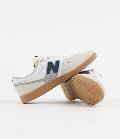 New Balance Numeric 508 Brandon Westgate Shoes - White / Gum