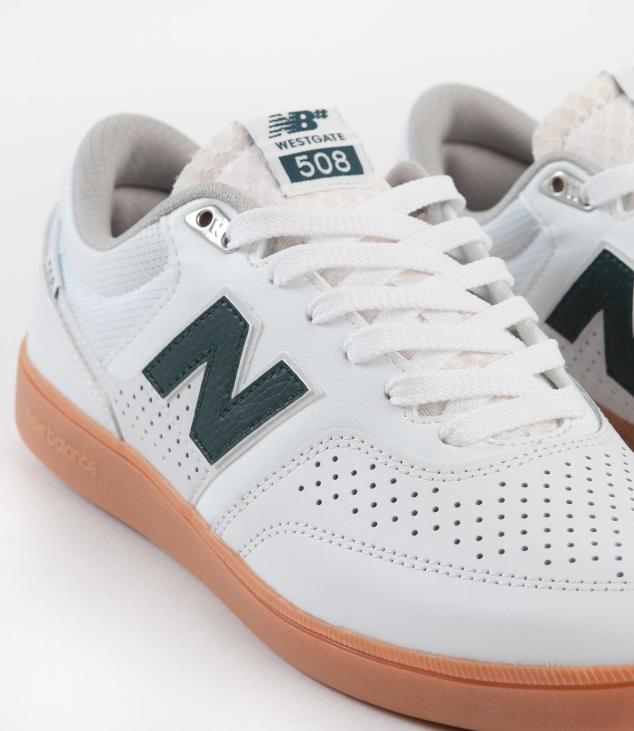 New Balance Numeric 508 Brandon Westgate Shoes White Navy Gum Flatspot