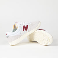 New Balance Numeric 508 Brandon Westgate Shoes - White / Red thumbnail