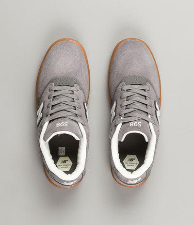 New Balance Numeric 598 Shoes - Grey / Grey / Gum