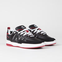 New Balance Numeric 808 Tiago Lemos Shoes - Black / Red thumbnail