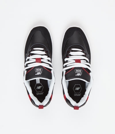 New Balance Numeric 808 Tiago Lemos Shoes - Black / Red
