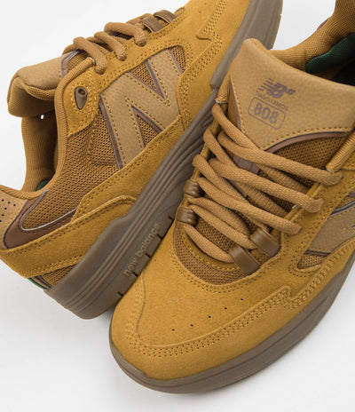 New Balance Numeric 808 Tiago Lemos Shoes - Wheat / Gum
