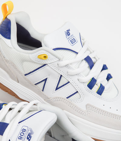 New Balance Numeric 808 Tiago Lemos Shoes - White / Royal