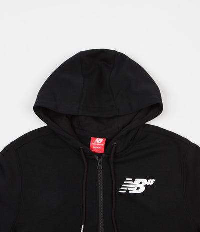 New Balance Numeric Fleece Zip Hoodie - Black