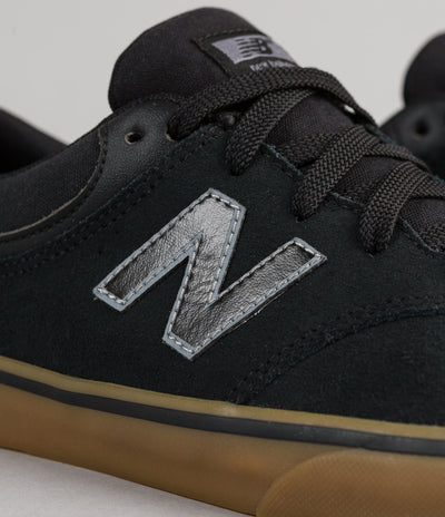 New Balance Numeric Quincy 254 Shoes - Black / Gum